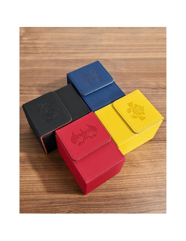 Caja de Barajas Coleccionables UAONO - Cuero PU, 100+ Cartas, Dragón