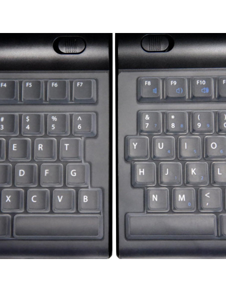 Cubierta de Silicona Transparente ECS para Teclado Kinesis Freestyle2 Cubierta de Silicona Transparente ECS para Teclado Kinesis Freestyle2