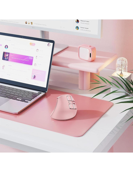 Ratón Vertical Ergonómico Inalámbrico Wekity B52 Rosa 9 Botones Ratón Vertical Ergonómico Inalámbrico Wekity B52 Rosa 9 Botones