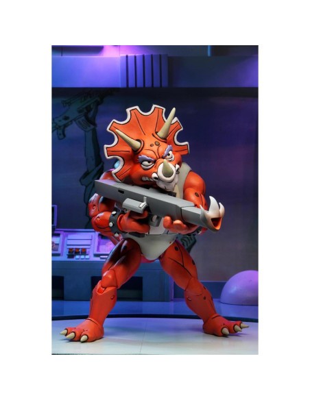 Figura de Acción NECA Tortugas Ninja Triceraton 30cm con Accesorios Figura de Acción NECA Tortugas Ninja Triceraton 30cm con Accesorios