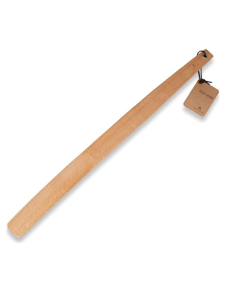 Cuerno de Zapato de Madera de Haya Abena 54.86 cm Mango Largo Cuerno de Zapato de Madera de Haya Abena 54.86 cm Mango Largo