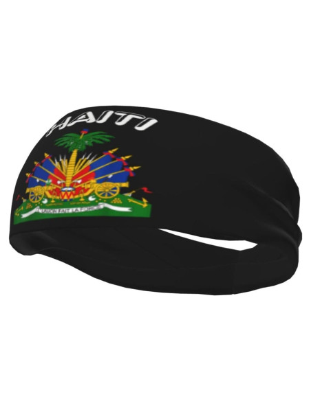 Banda de Sudor Deportiva Gelxicu Bandera de Haití Unisex Banda de Sudor Deportiva Gelxicu Bandera de Haití Unisex