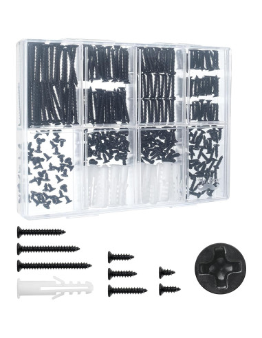 Kit de Tornillos de Madera Mr. Pen 420 Pcs M3 M6 Phillips