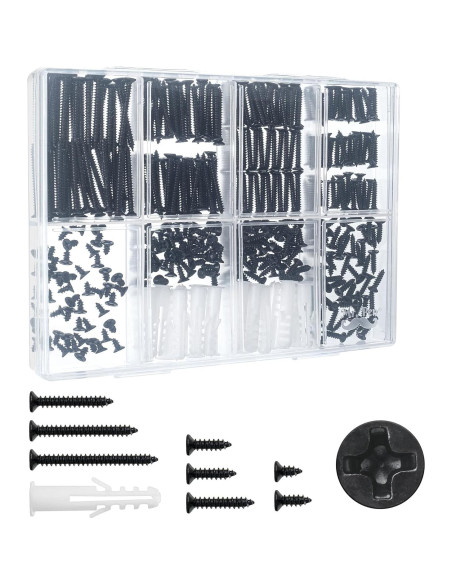 Kit de Tornillos de Madera Mr. Pen 420 Pcs M3 M6 Phillips Kit de Tornillos de Madera Mr. Pen 420 Pcs M3 M6 Phillips