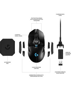 Logitech G903 Ratón Gaming Inalámbrico LIGHTSPEED 107g 2