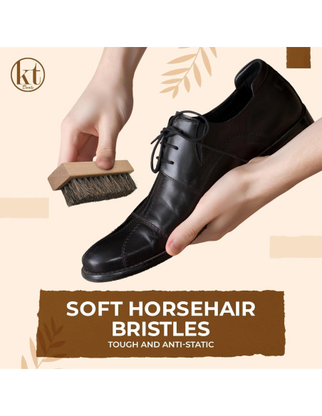 Juego de cepillos de limpieza de zapatos KT Deals - 3 unidades Juego de cepillos de limpieza de zapatos KT Deals - 3 unidades