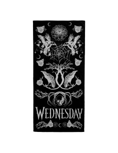 Toalla de Playa Jay Franco Wednesday Addams 100% Algodón 71x147cm