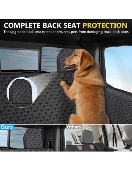 Extensor de Asiento Trasero para Perros DIAMOOKY Negro 181 kg Extensor de Asiento Trasero para Perros DIAMOOKY Negro 181 kg