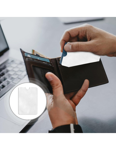 Fundas de Tarjeta de Crédito Owfeel RFID 15 Unidades Plata Fundas de Tarjeta de Crédito Owfeel RFID 15 Unidades Plata
