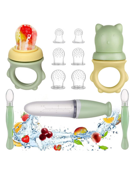 Conjunto de Chupete para Alimentos Lictin 11 Piezas - Silicona Conjunto de Chupete para Alimentos Lictin 11 Piezas - Silicona