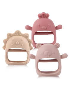 Mordedores para Bebés 3-6 Meses - Silicona Libre de BPA