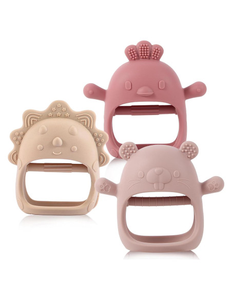 Mordedores para Bebés 3-6 Meses - Silicona Libre de BPA Mordedores para Bebés 3-6 Meses - Silicona Libre de BPA