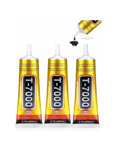 Pegamento Adhesivo T-7000 ALECPEA 3PCS 50ml Impermeable