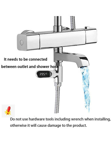 Termómetro de Ducha Digital WATSAVPUP LED 360 Agua Bebé