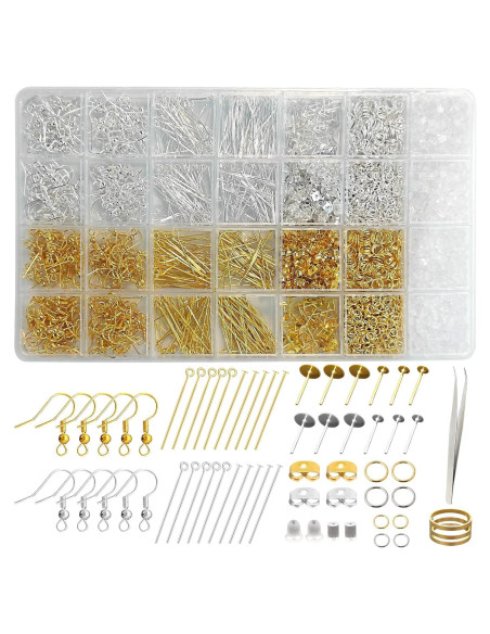 Kit de Suministros para Hacer Pendientes Naturahand 3780 Piezas Kit de Suministros para Hacer Pendientes Naturahand 3780 Piezas