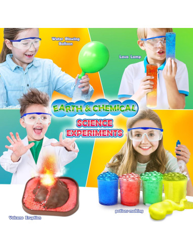 Kit de Experimentos Científicos UNGLINGA 30+ para Niños