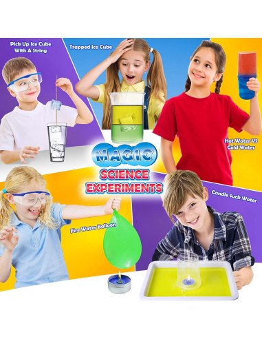 Kit de Experimentos Científicos UNGLINGA 30+ para Niños