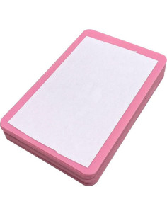Set de 15 Placas de Estampado de Uñas VNC Rosa 9.5x14.5cm 2