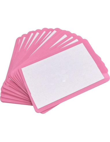 Set de 15 Placas de Estampado de Uñas VNC Rosa 9.5x14.5cm