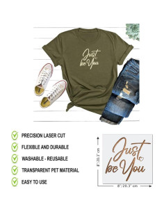 Juego de Plantillas de Palabras Inspiradoras DLY LIFESTYLE 20 Piezas 2