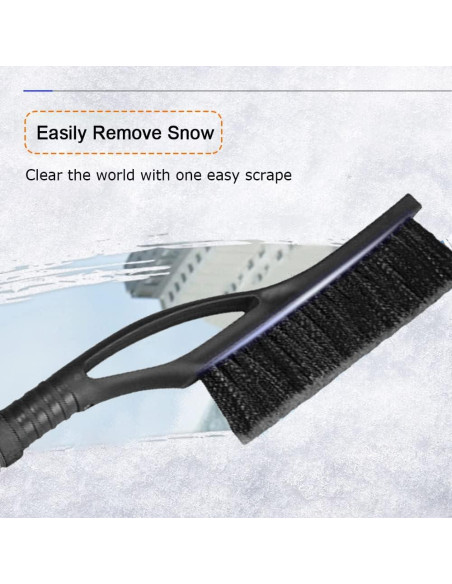 Cepillo de Nieve ASUBHA con Raspador de Hielo Desmontable 68.58 cm Cepillo de Nieve ASUBHA con Raspador de Hielo Desmontable 68.58 cm