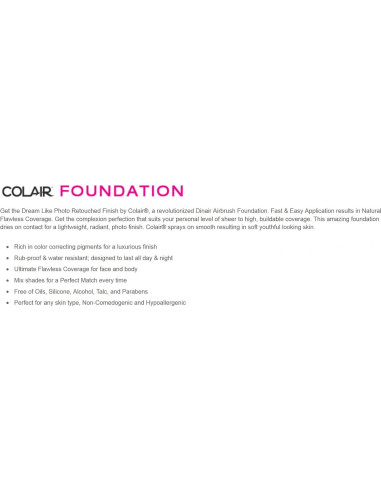 Base de Maquillaje Dinair Airbrush Colair Radiance 32.5 g Beige Oliva