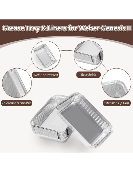 Bandeja de Goteo BMMXBI 93305 para Parrillas Weber Genesis II Bandeja de Goteo BMMXBI 93305 para Parrillas Weber Genesis II