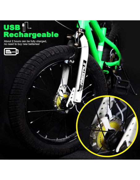 DAWAY A16 Luces LED para Ruedas de Bicicleta Recargables DAWAY A16 Luces LED para Ruedas de Bicicleta Recargables