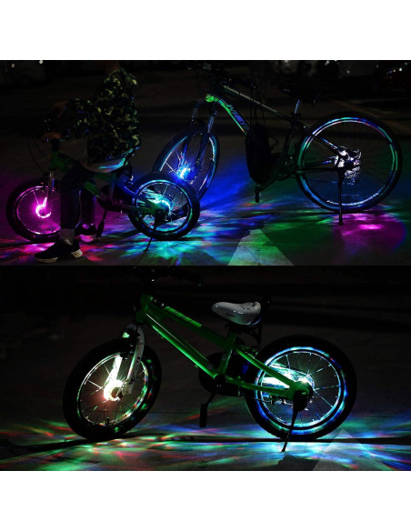 DAWAY A16 Luces LED para Ruedas de Bicicleta Recargables DAWAY A16 Luces LED para Ruedas de Bicicleta Recargables