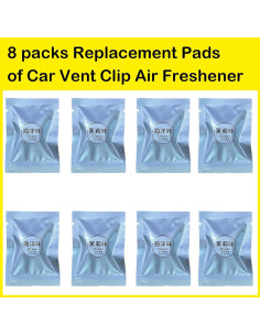 8 Ambientadores de Aire para Automóviles DUHKHAS - Fragancia Sólida 2
