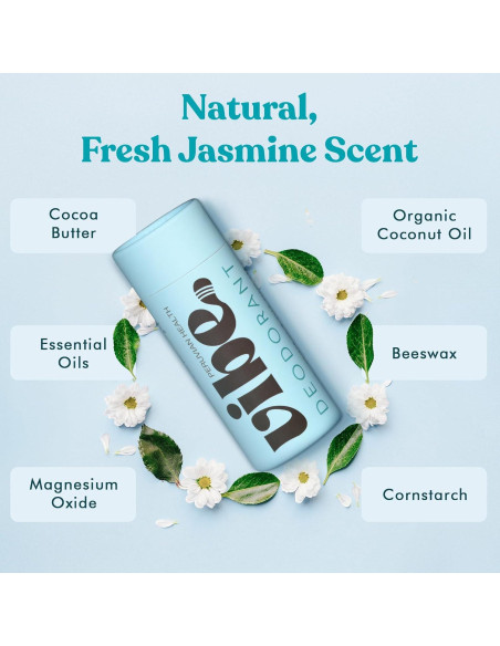 Desodorante Natural Vibe Jazmín Sin Aluminio 100g Piel Sensible Desodorante Natural Vibe Jazmín Sin Aluminio 100g Piel Sensible