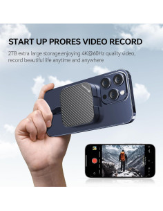 Caja SSD NVMe M.2 2230 Minisopuru Magnética 2TB USB C 2