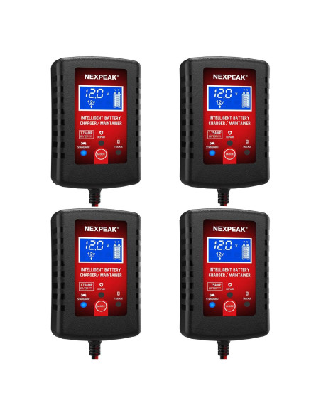 Cargador de Batería NEXPEAK 6V/12V 1.75A Automático Cargador de Batería NEXPEAK 6V/12V 1.75A Automático