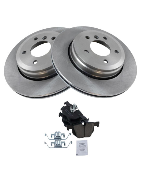 Kit de Freno TRQ Cerámico Trasero para BMW 2004-2010 Kit de Freno TRQ Cerámico Trasero para BMW 2004-2010