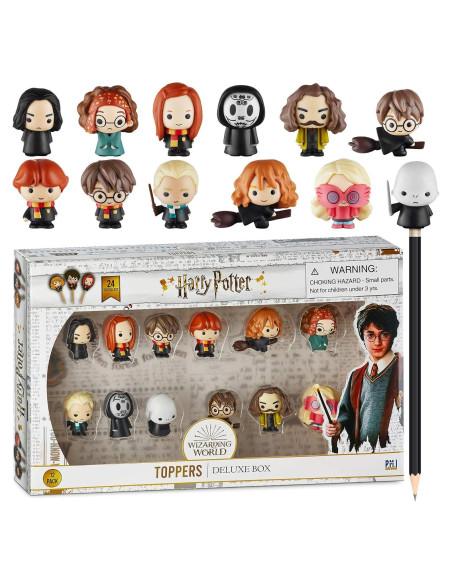 Toppers de lápiz Harry Potter PMI - Set 12 figuras 6.1 cm Toppers de lápiz Harry Potter PMI - Set 12 figuras 6.1 cm