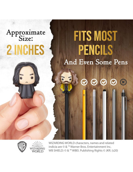 Toppers de lápiz Harry Potter PMI - Set 12 figuras 6.1 cm Toppers de lápiz Harry Potter PMI - Set 12 figuras 6.1 cm