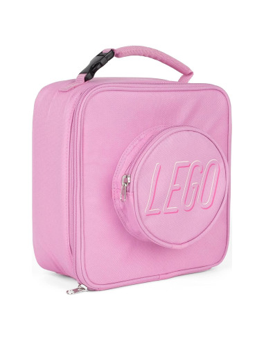 Bolsa de Almuerzo LEGO Rosa Claro, Aislada y Duradera