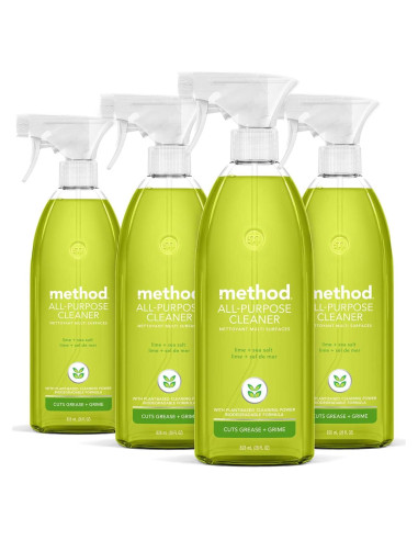 Limpiador Multiusos Method 828 ml Lima + Sal Marina (Paquete de 4)