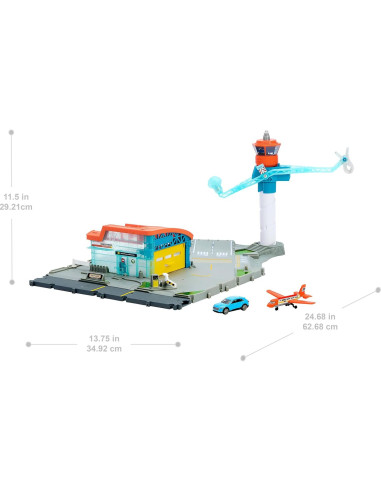 Juego de coches de juguete Matchbox Audi e-tron y avión