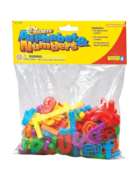 Conjunto Magnético de Letras y Números Educational Insights 99 Piezas Conjunto Magnético de Letras y Números Educational Insights 99 Piezas