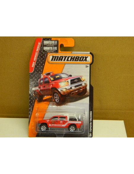 Matchbox Toyota Tacoma Camión de Rescate Bomberos 2016 Matchbox Toyota Tacoma Camión de Rescate Bomberos 2016