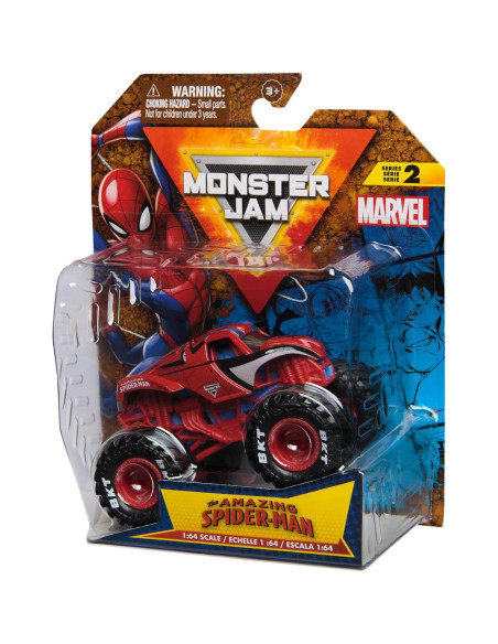Camión Monstruo Marvel Spider-Man 1:64 Metal Fundido Camión Monstruo Marvel Spider-Man 1:64 Metal Fundido