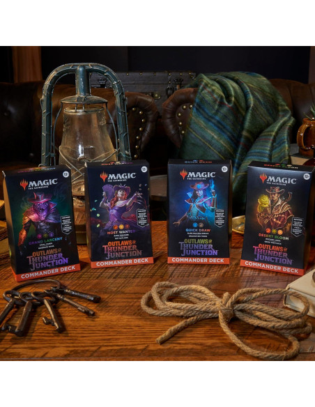 Magic: The Gathering Forajidos Thunder Junction - 4 Mazos Comandante Magic: The Gathering Forajidos Thunder Junction - 4 Mazos Comandante