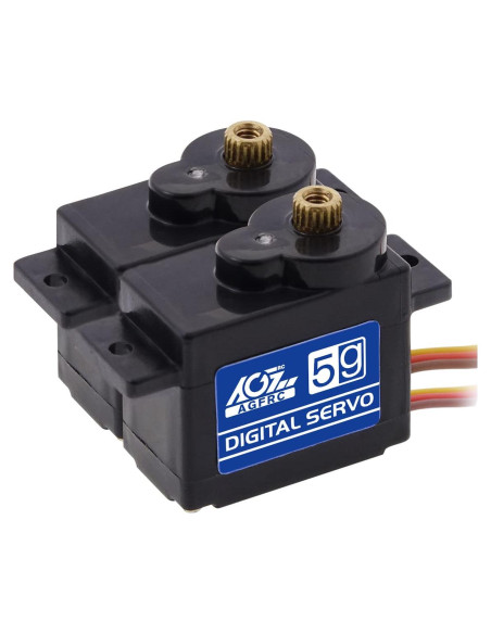 Servo Digital AGFRC B05CLS 8g Engranaje Metálico 1kg 0.075s Servo Digital AGFRC B05CLS 8g Engranaje Metálico 1kg 0.075s