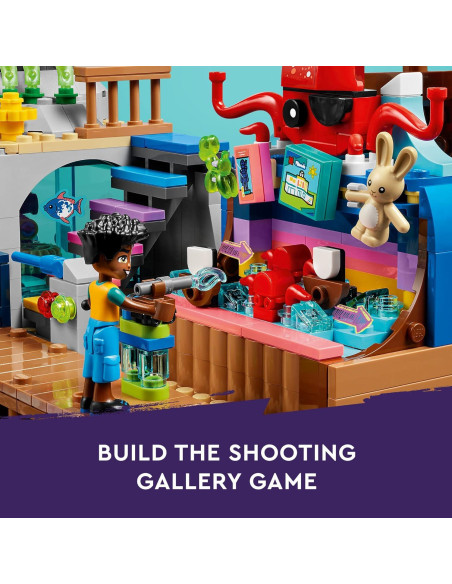 LEGO Friends Parque Diversiones Playa 41737 con Carrusel y Olas LEGO Friends Parque Diversiones Playa 41737 con Carrusel y Olas