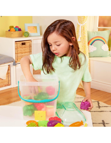 Juego de Comida de Imaginación B. toys - 32 Piezas + Libro