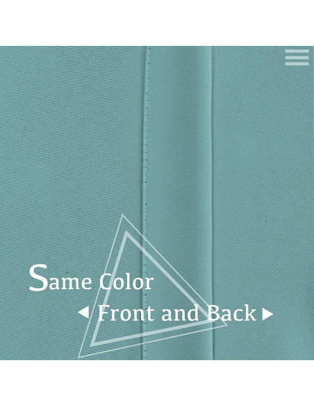 Cortinas Blackout Turquoize 42x54 cm 2 Paneles Azul Mineral Cortinas Blackout Turquoize 42x54 cm 2 Paneles Azul Mineral