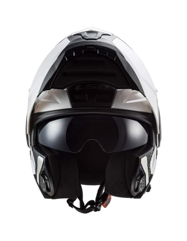 Casco Modular LS2 Horizon Blanco Brillante Pequeño