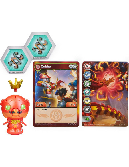 Bakugan Cubbo King - Figuras de Acción Transformadoras Bakugan Cubbo King - Figuras de Acción Transformadoras