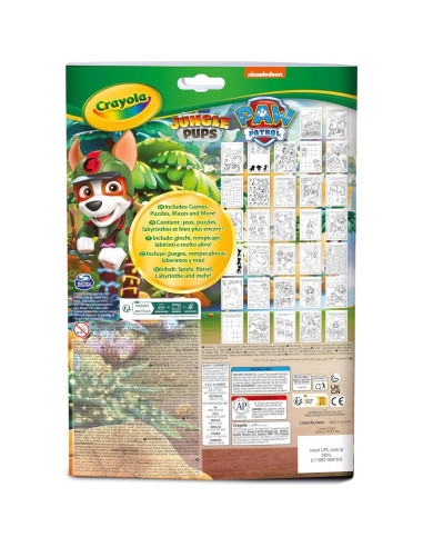 Libro de Colorear Crayola Paw Patrol 32 Páginas 7 Marcadores